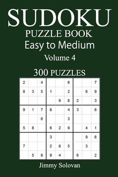 portada 300 Easy to Medium Sudoku Puzzle Book (en Inglés)