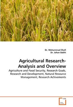 portada agricultural research-analysis and overview (in English)