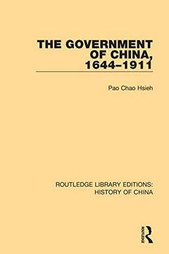 portada The Government of China, 1644-1911 (in English)