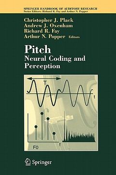 portada pitch: neural coding and perception (en Inglés)