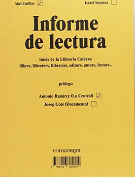 portada Informe De Lectura