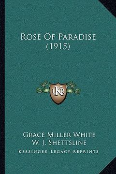 portada rose of paradise (1915) (in English)