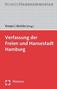 portada Verfassung der Freien und Hansestadt Hamburg (en Alemán)