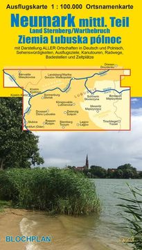 portada Landkarte Neumark - Mittlerer Teil: Land Sternberg/Warthebruch (en Alemán)