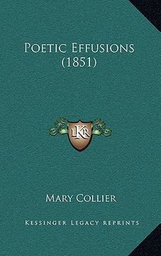 portada poetic effusions (1851) (en Inglés)