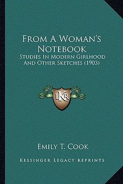portada from a woman's not: studies in modern girlhood and other sketches (1903) (in English)