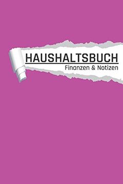 portada Haushaltsbuch: Pink Einnahmen und Ausgaben Planen und Sparen i din a5 i 120 Seiten i Undatiert i 52 Wochen i Fixkosten i Bilanz i Finanzplaner (Finanzen) (en Alemán)