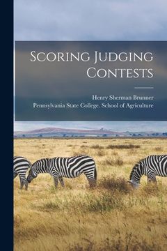 portada Scoring Judging Contests [microform] (en Inglés)