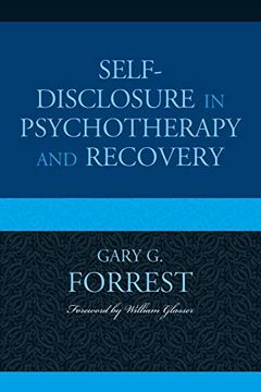 portada Self-Disclosure in Psychotherapy and Recovery 