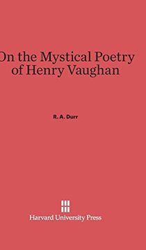 portada On the Mystical Poetry of Henry Vaughan (en Inglés)