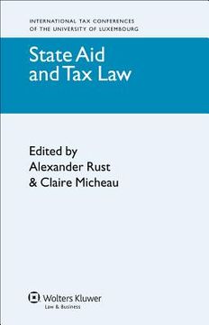portada state aid and tax law (en Inglés)