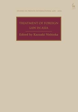portada Treatment of Foreign Law in Asia (en Inglés)