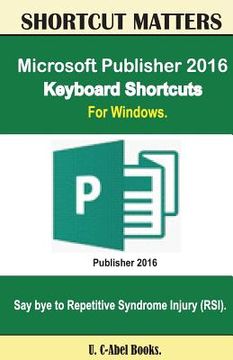 portada Microsoft Publisher 2016 Keyboard Shortcuts For Windows (en Inglés)