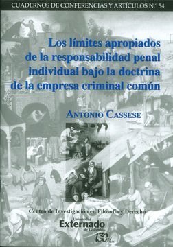 portada Los Límites Apropiados de la Responsabilidad Penal Individual Bajo la Doctrina de la Empresa Criminal Común (in Spanish)