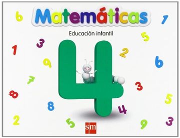 portada Matemáticas 4, Educación Infantil