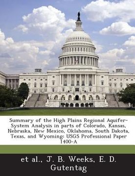 portada Summary of the High Plains Regional Aquifer-System Analysis in Parts of Colorado, Kansas, Nebraska, New Mexico, Oklahoma, South Dakota, Texas, and Wyo (en Inglés)