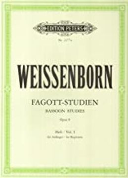 portada Weissenborn - Estudios Op. 8 Vol. 1 Para Fagot