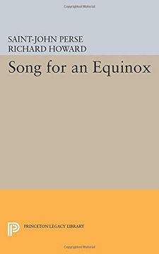 portada Song for an Equinox (Works by St. -John Perse) 