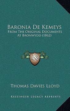 portada baronia de kemeys: from the original documents at bronwydd (1862)