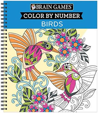 portada Brain Games - Color by Number: Birds (en Inglés)