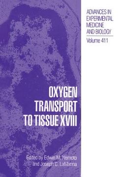 portada Oxygen Transport to Tissue XVIII