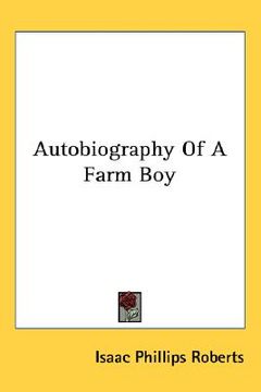portada autobiography of a farm boy (en Inglés)
