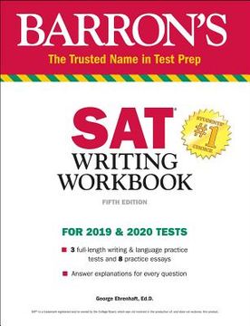 portada Barron's sat Writing Workbook (Barron's Test Prep) (en Inglés)