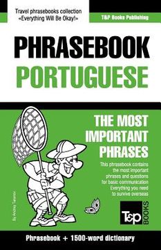 portada English-Portuguese phrasebook and 1500-word dictionary (en Inglés)