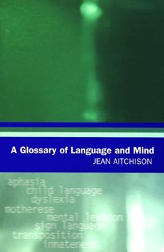 portada A Glossary of Language and Mind (en Inglés)