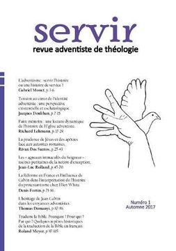 portada servir. revue adventiste de théologie