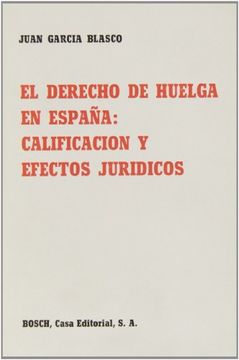 portada Derecho de Huelga en España, el