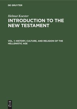 portada History, Culture, and Religion of the Hellenistic age (en Inglés)