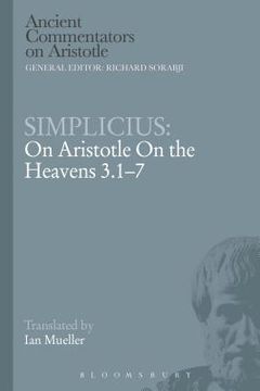 portada Simplicius: On Aristotle on the Heavens 3.1-7 (en Inglés)