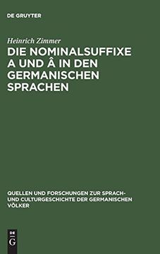 portada Die Nominalsuffixe a und â in den Germanischen Sprachen (en Alemán)