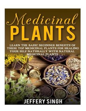 portada Medicinal Plants: Learn The Basic Beginner Benefits Of These Top Medicinal Plants For Healing Your Self Naturally With Natural Medicinal (in English)