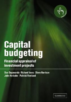 portada Capital Budgeting Paperback: Financial Appraisal of Investment Projects (en Inglés)