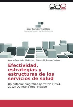 portada Efectividad, estrategias y estructuras de los servicios de salud: Un enfoque biográfico narrativo (1974-2012) Quintana Roo, México (Spanish Edition)