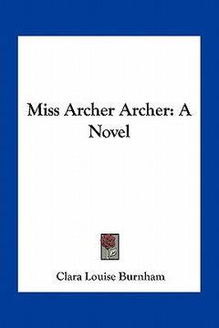portada miss archer archer (en Inglés)