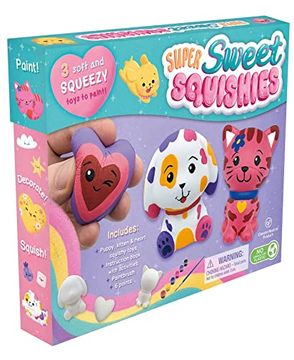 portada Super Sweet Squishies: Craft kit for Kids (in English)