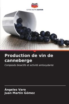 portada Production de vin de canneberge (in French)