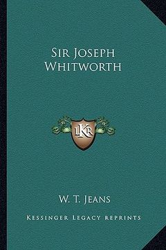 portada sir joseph whitworth