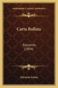 portada Carta Bollata: Racconto (1894) (en Italiano)