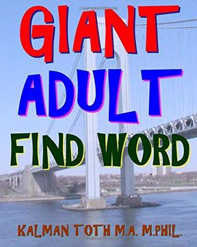 portada Giant Adult Find Word: 300 Hard Exciting Themed Word Search Puzzles