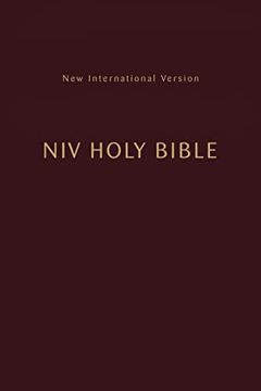 portada Niv, Holy Bible, Compact, Paperback, Burgundy, Comfort Print (en Inglés)