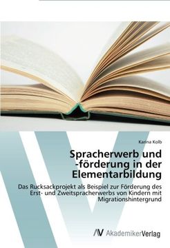 portada Spracherwerb Und -Forderung in Der Elementarbildung