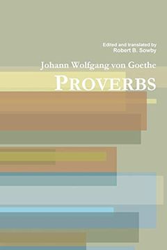 portada Goethe: Proverbs (in English)