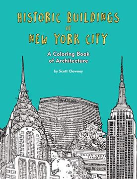 portada Historic Buildings of new York City: A Coloring Book of Architecture (en Inglés)