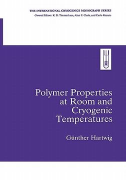 portada polymer properties at room and cryogenic temperatures (en Inglés)