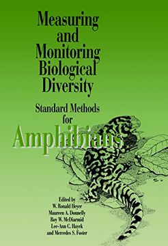 portada Measuring and Monitoring Biological Diversity. Standard Methods for Amphibians (Biological Diversity Handbook) (en Inglés)