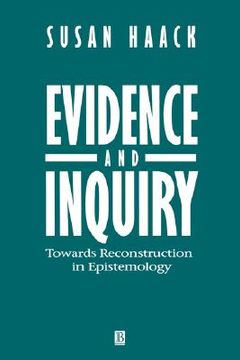 portada evidence and inquiry: love, identity, and morality (in English)